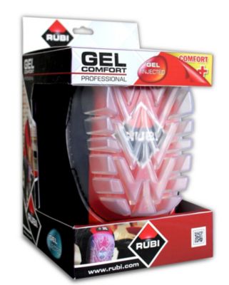Genouillères en gel confort rouge Rubi