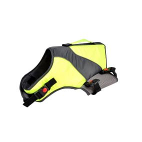 Gilet de Flottaison Réfléchissant pour Chien - Love Story - Promenade  Jaune M