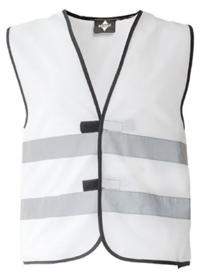 Gilet de sécurité - 2 bandes réfléchissantes - blanc - KX100-KXFW - taille:S