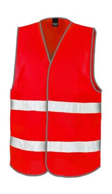 Gilet de sécurité 2 bandes réfléchissantes horizontales R200X - rouge - taille:XXL