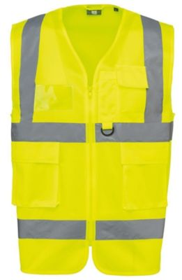 Gilet de sécurité haute visibilité - Unisexe - WK618 - jaune fluo - taille:4XL