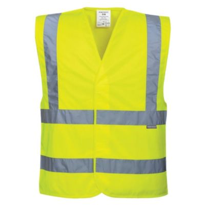 Gilet haute visibilité Portwest baudrier double ceinture Jaune L - XL
