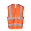 Gilet haute visibilité orange Site Taille S / M