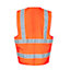 Gilet haute visibilité orange Site Taille S / M