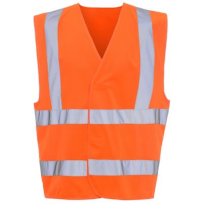 Gilet haute visibilité orange taille L/XL | Castorama