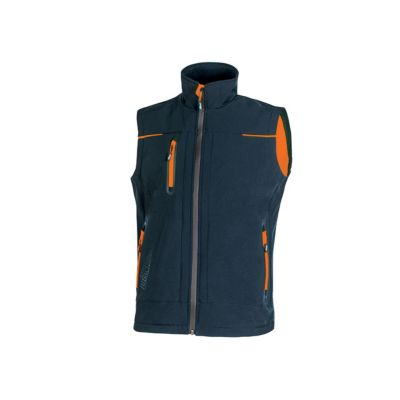 Gilet softshell sans manches UNIVERSE Bleu nuit FU188DB - taille M