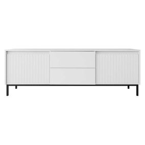 Girona - meuble tv - blanc - 174 cm - Best Mobilier