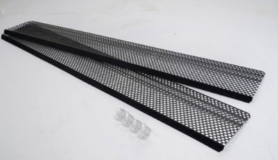 Girpi Grillage stop-feuilles et attaches noir pvc