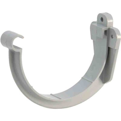 Girpi Support de gouttière 1/2 ronde - gris