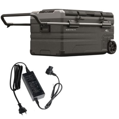 Glacière à compression Blizz-E Flex 73 litres Camping-car + Adaptateur 12220 Volts EZA