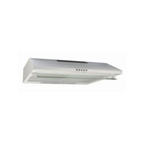 GLEM Hotte visière 60 cm 250 m3/h blanche - GHC625WH