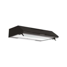 GLEM hotte visière 60 cm 250 m3/h noire - GHC625BK