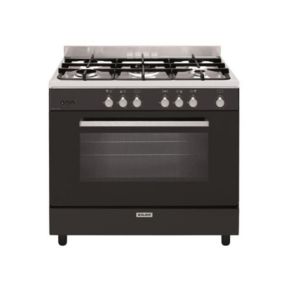 GLEM piano de cuisson 90 cm gaz noir GE960CMBK2