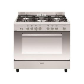 GLEM piano de cuisson mixte 90 cm inox GE960CVIX2