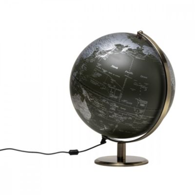 Globe terrestre lumineux vert en Plastique - Gentlemen's Hardware