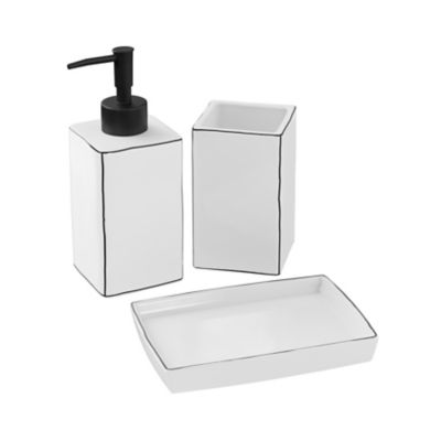Gobelet Aetna blanc et noir GoodHome