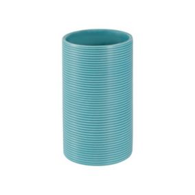 Gobelet Céramique TUBE RIBBED Bleu Spirella