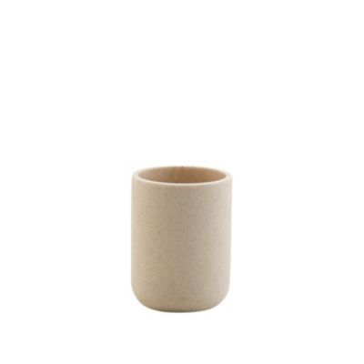 Gobelet de salle de bain  - Effet granite (9x10 cm - Sable)