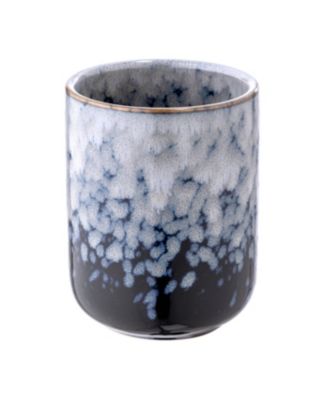 Gobelet de salle de bains en céramique, bleu, Wenko Rosali