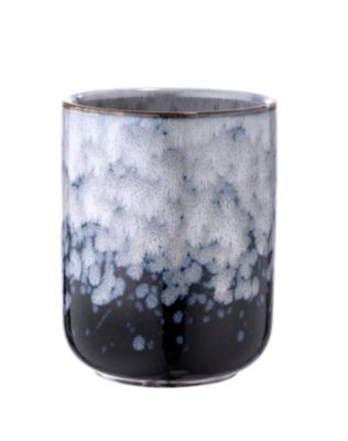 Gobelet de salle de bains en céramique, bleu, Wenko Rosali
