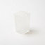 Gobelet GoodHome Koros en plastique coloris blanc transparent l.7 x P.8,1 x H. 11 cm