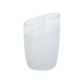 Gobelet Verre LEVEL Blanc Spirella