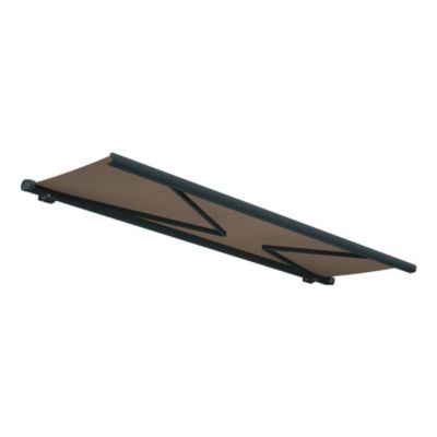 GOLD - Store banne coffre (Motorisé à télécommande + manœuvre de secours + LED - Taupe - Gris RAL7016ST  - 6m x 3.50m)