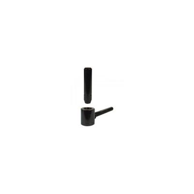Gond renforcé à clips M12, noir, diamètre 16 x 120 mm, 6118B66