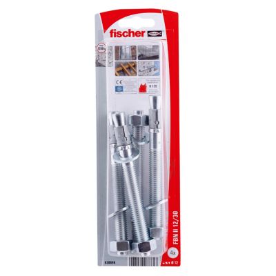 Goujon d'ancrage Fischer 12x120mm Argent