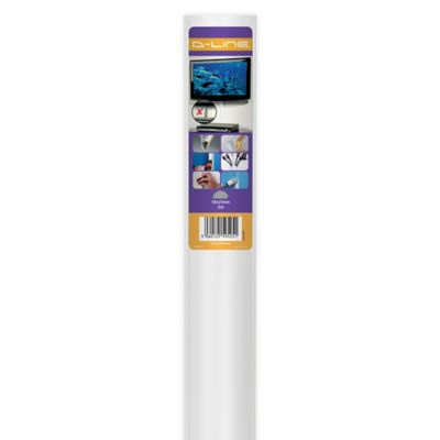Goulotte décorative demi-ronde blanche auto-adhésive D-Line 50 x 25 mm, 1 m
