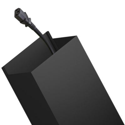 Goulotte électrique PVC 100x60 mm 2 m anthracite EDO