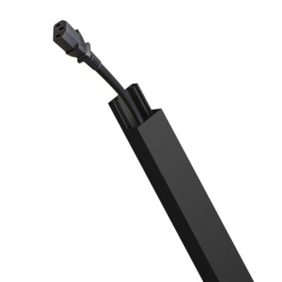 Goulotte électrique PVC 15x10 mm 2 m anthracite EDO