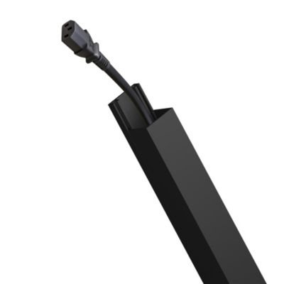 Goulotte électrique PVC 16x16 mm 2 m anthracite EDO