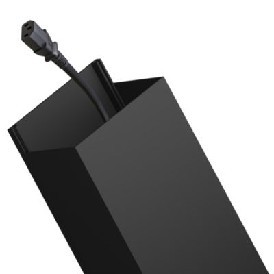 Goulotte électrique PVC 60x40 mm 2 m anthracite EDO