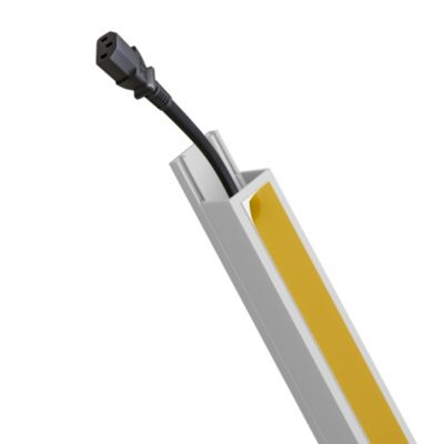 Goulotte électrique PVC autoadhésive 16x16 mm 2 m blanche EDO