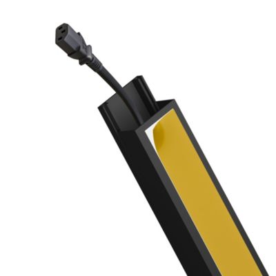 Goulotte électrique PVC autoadhésive 25x16 mm 2 m anthracite EDO