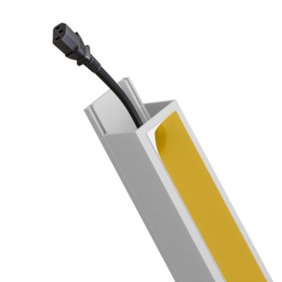 Goulotte électrique PVC autoadhésive 25x25 mm 2 m blanche EDO