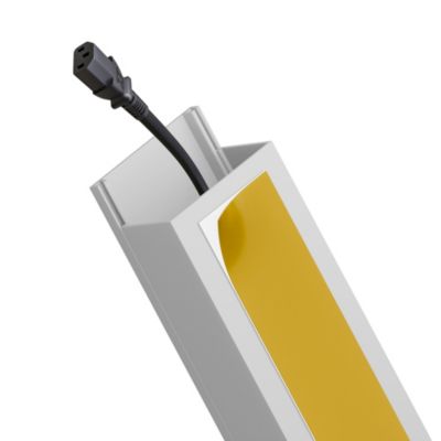 Goulotte électrique PVC autoadhésive 40x25 mm 2 m blanche EDO