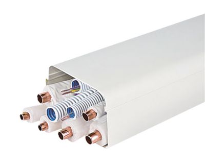 Goulotte rigide pour climatisation 80 x 60 mm - 1 m Autogyre