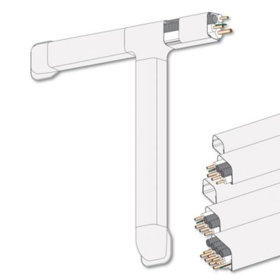 Goulotte rigide pour climatisation 80 x 60 mm - 1 m Autogyre