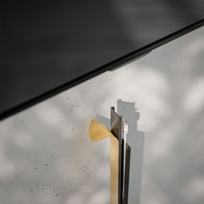 Goulotte TV Cache-Câble Adhésive Carrée PVC - L. 1,20 m - Anthracite