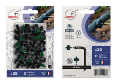 Goutteur auto-régulant auto-perçant 8L/h vendu par 25 pièces