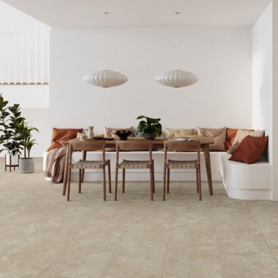 Grès Cérame Premium 44x66 cm Intérieur/Extérieur Metz Beige Base Rectangulaire Effet Pierre avec Technologie SmartGrip