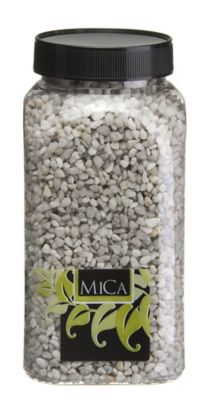 Grain gris clair décoratif 650ml Mica Decorations