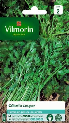 Graines de céleri variété "À couper" Vilmorin semis de mai à juillet