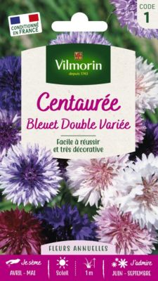 Graines de Centaurée Bleuet Double Variée Vilmorin