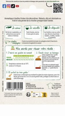 Graines de Persil Frisé Vert Foncé Vilmorin
