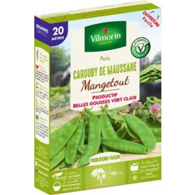 Graines de pois variété "Carouby de Maussane" Vilmorin semis de février à avril et d'octobre à novembre