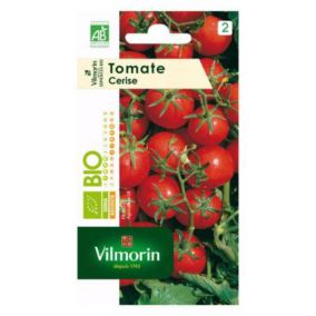 Graines de tomate bio variété "Cerise" Vilmorin semis de février à mai