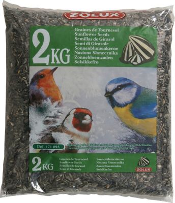 Zolux-Sac de graines de Tournesol pour oiseau du jardin 1,5kg - Cdiscount  Animalerie